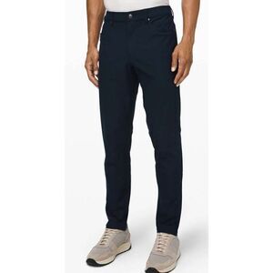 LULULEMON ATHLETICA ABC Pant Slim 'Warpstreme 28' in True Navy Size 36